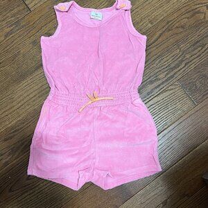 Hanna Andersson terry cloth romper Sz 140